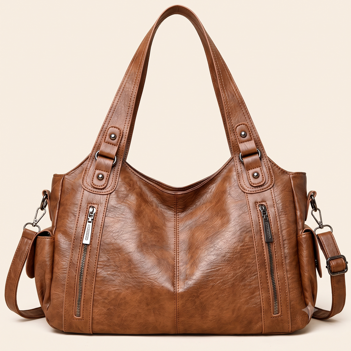 Large Capacity Retro Shoulder Bag