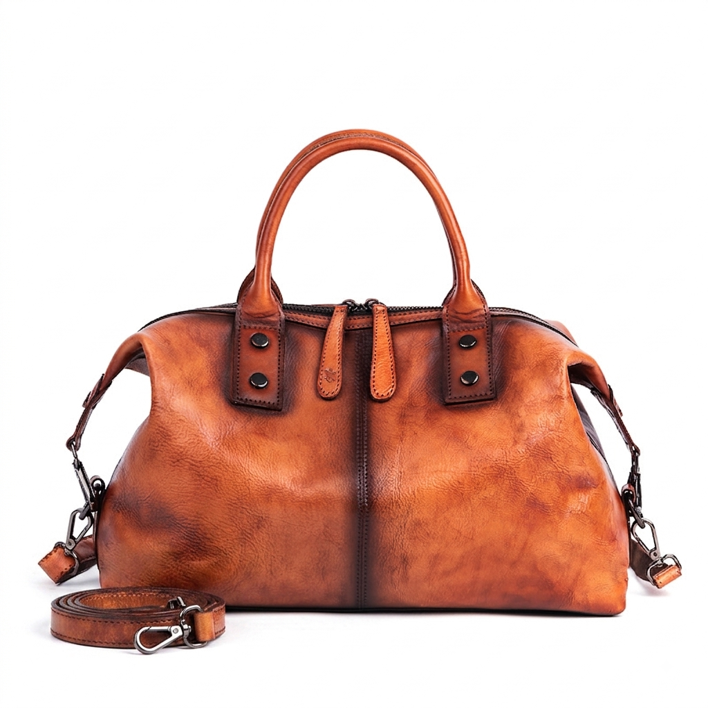 Vintage Leather Women's Messenger Shoulder Bag