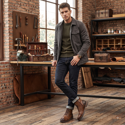 Fashion Men's High-top Dr Martens Boots